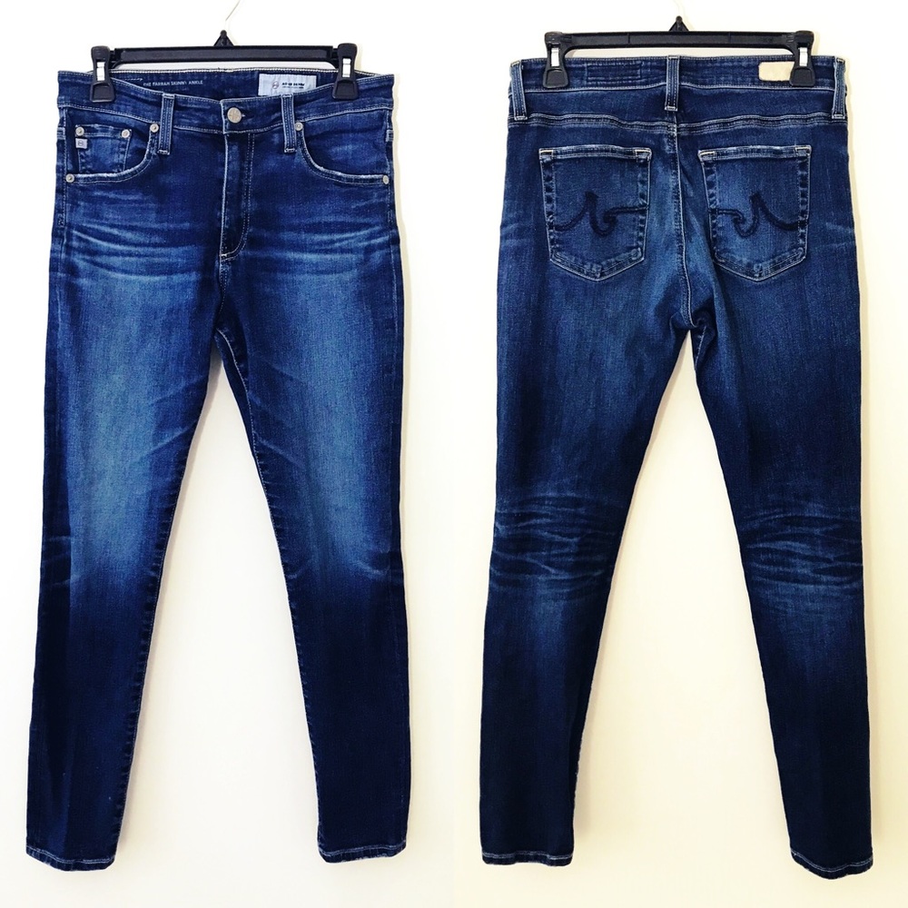 AG The Farrah High Rise Ankle Skinny Jeans